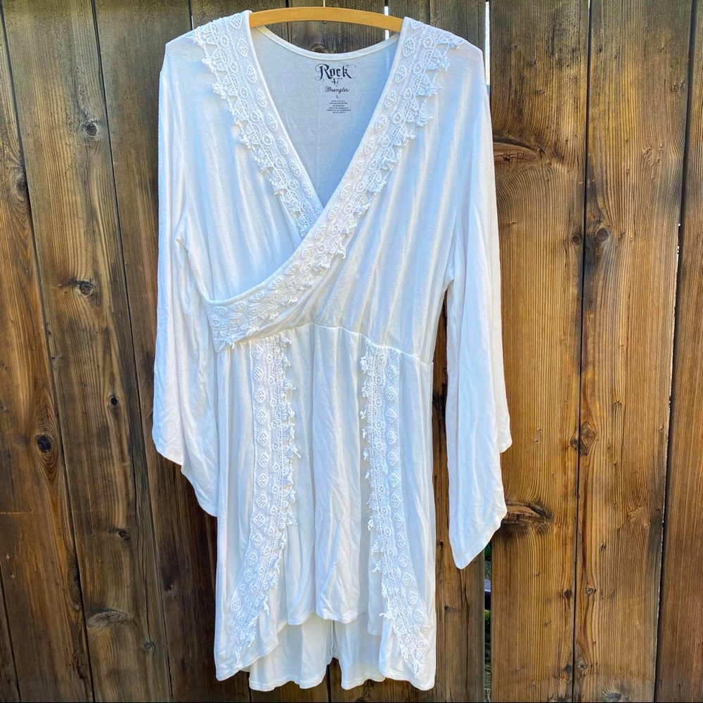 Wrangler Rock 47 White Mini Dress L